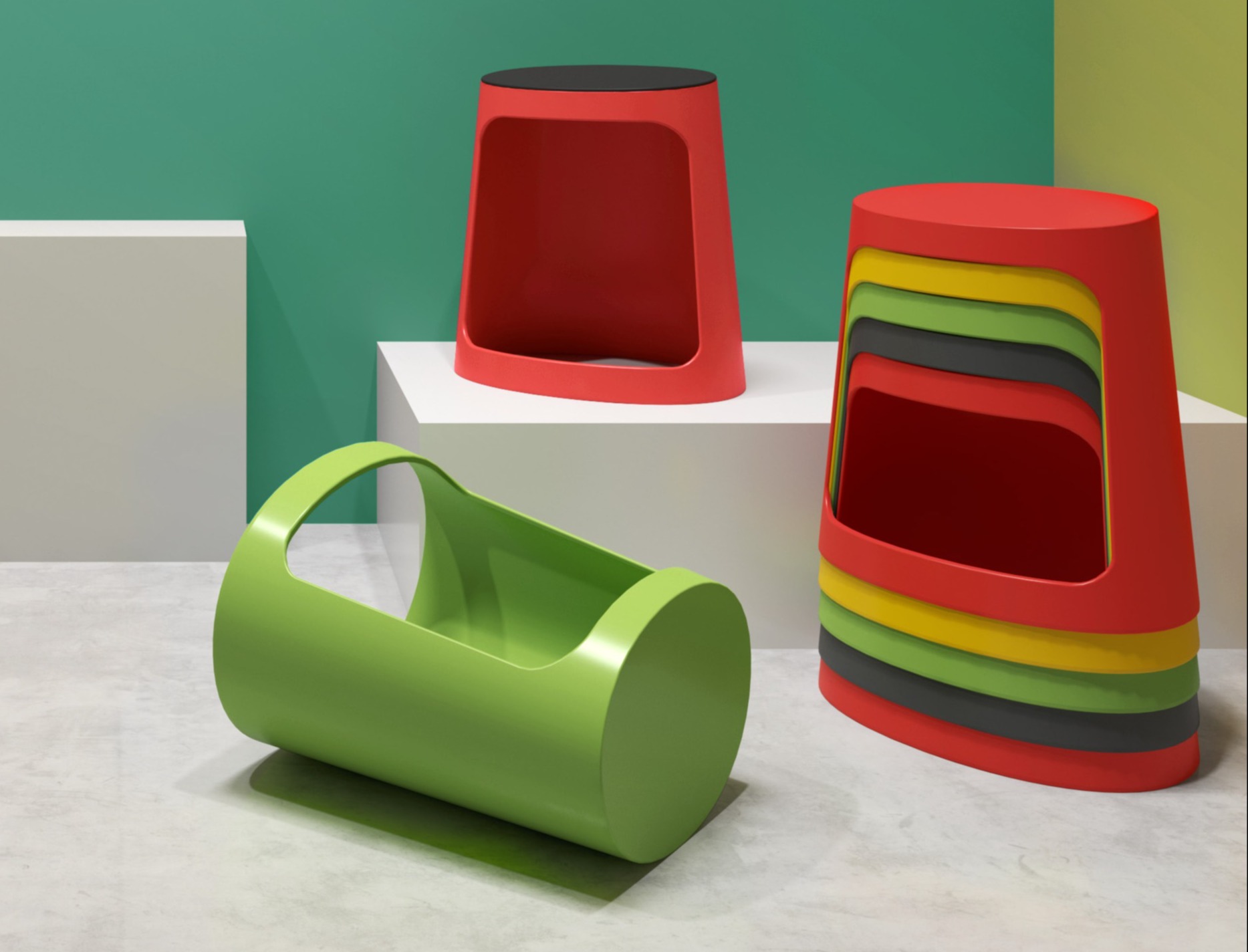 Rebel Stacking Stool