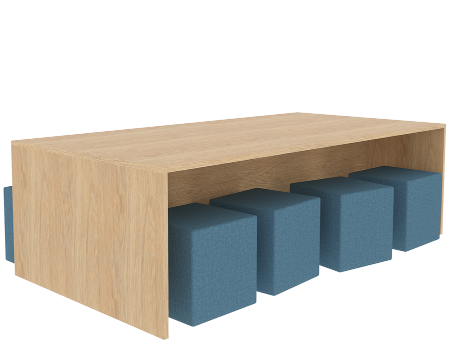 Island Low Collaboration Table by VE Furniture