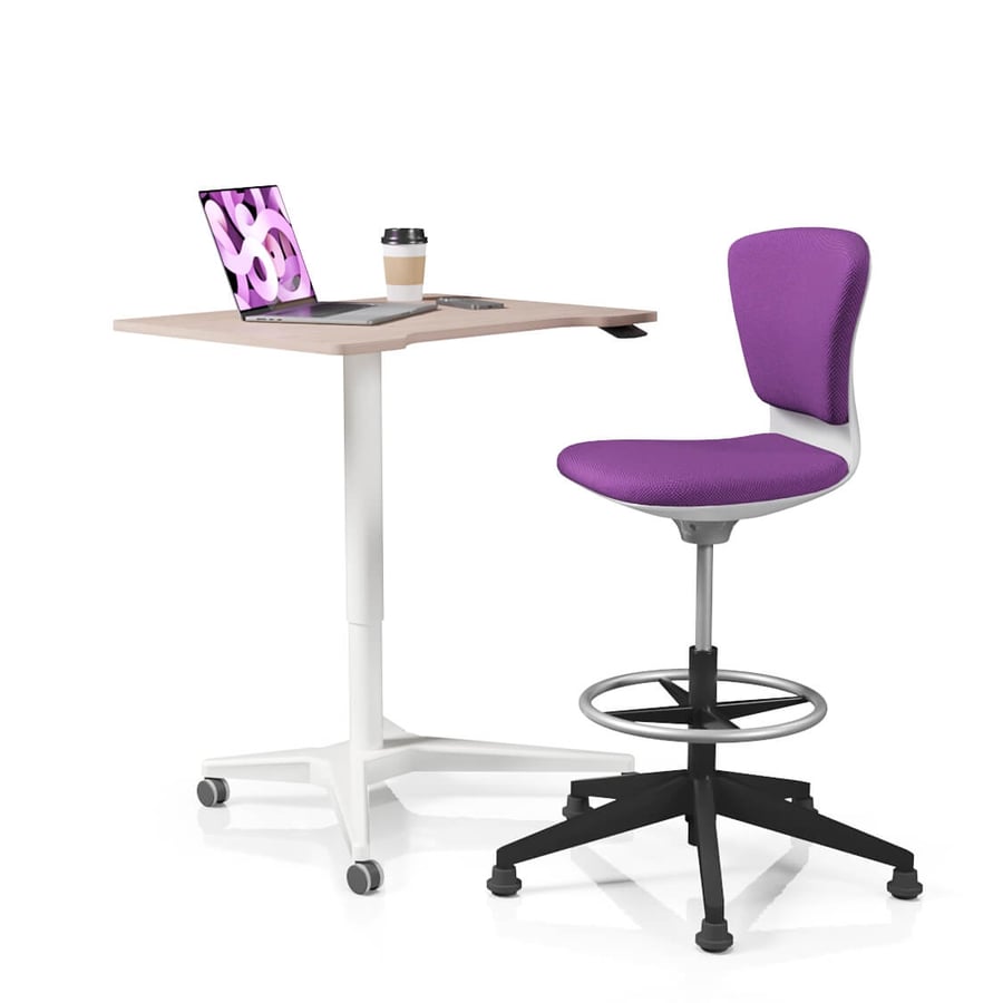 Pillar Curve Height-adjustable Table — Dynamic Table