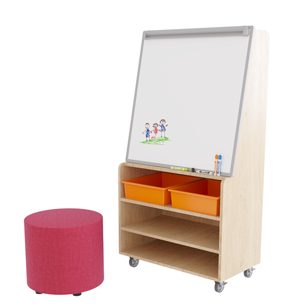 Primary school furniture including tables, seating, storage and classroom accessories