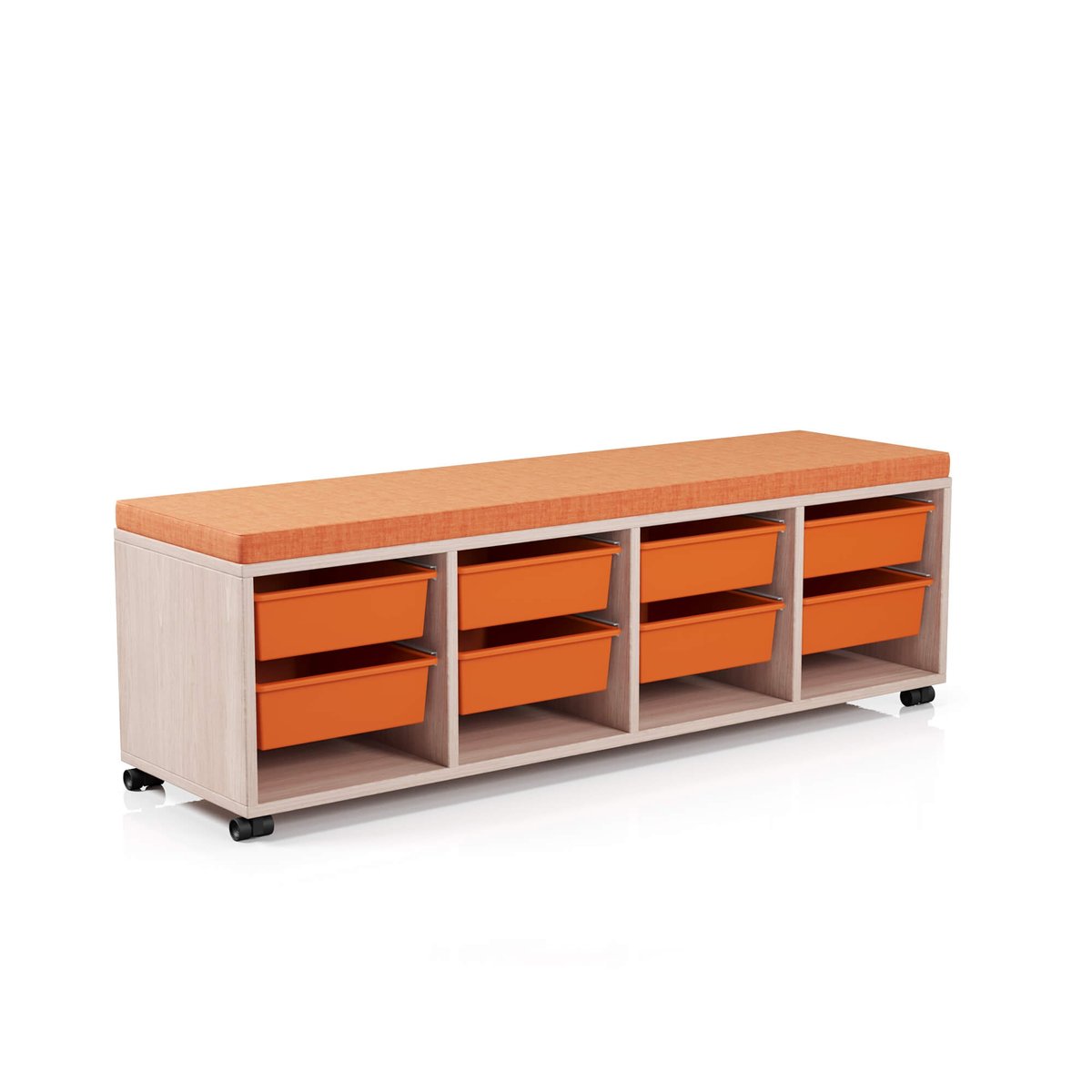 Cubo Quad Storage Bench — Storage Bench
