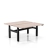 Electra Double Height-adjustable Desk — Electra Double Workstation