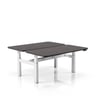 Electra Double Height-adjustable Desk — Electra Double Workstation