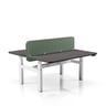 Electra Double Height-adjustable Desk — Electra Double Workstation