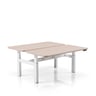 Electra Double Height-adjustable Desk — Electra Double Workstation