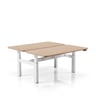 Electra Double Height-adjustable Desk — Electra Double Workstation