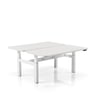 Electra Double Height-adjustable Desk — Electra Double Workstation