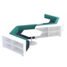 Elements Pingo — Elements Pingo Modular Lounge: Oasis