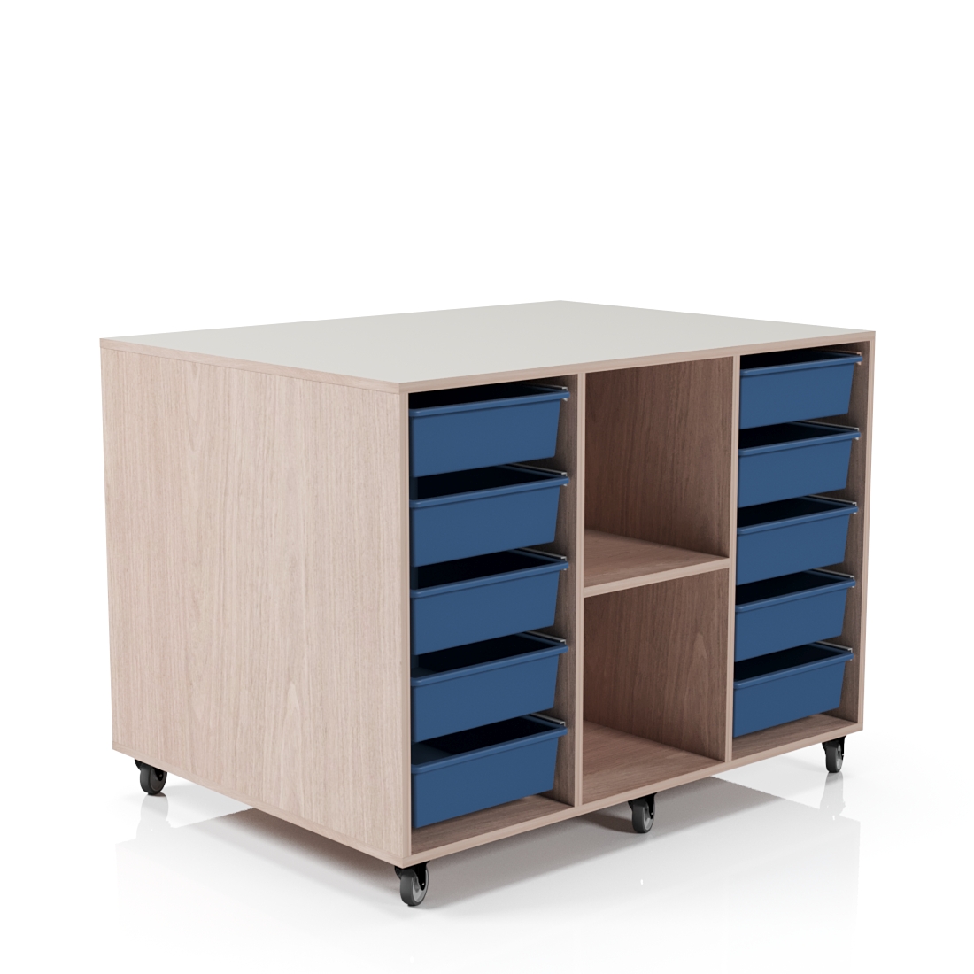 Fusion 20 Tote Box Storage Unit by VE Furniture