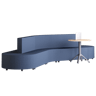 Habitat Boomerang Lounge — Habitat Boomerang Modular Lounge: Abyss