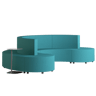 Habitat Den D3 Lounge — Habitat D3 Modular Lounge: Oasis