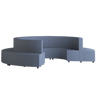 Habitat Ring Lounge — Habitat Ring Modular Lounge: Abyss