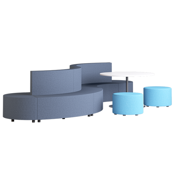 Habitat Modular Lounge seating for libraries, staff rooms and breakout spaces in schools and offices