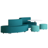 Habitat Stream Lounge — Habitat Stream Modular Lounge: Oasis