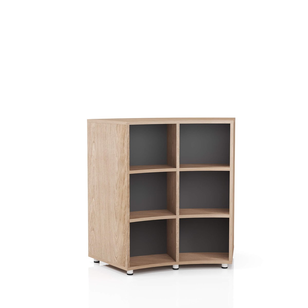Inform 1200 Curved Bookcase — Double-sided Bookcase