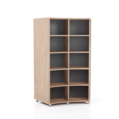 Inform 1800 Curved Bookcase