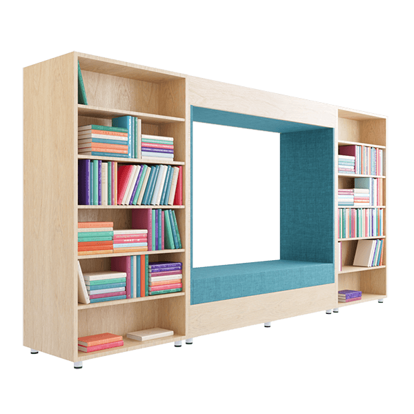 Bookcases and shelving for schools, libraries and offices with modular and mobile options