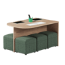 Ingot Plateau Table Set — Ingot Plateau Table