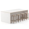 Island Linea  900 High Table — ISL002-L-WHT
