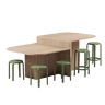 Island Curve  Tectonic Table — ISL007-NTO-HERO