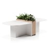 Island Curve Pangea Table — ISL008-L-WHT
