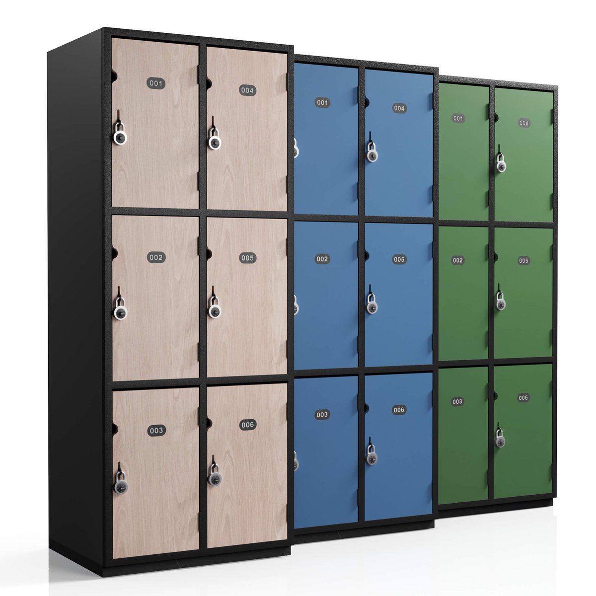 6-Door Double Bay Locker Sale — Locker