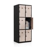 6-Door Double Bay Locker Sale — Secure It 6 Door Locker