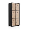 6-Door Double Bay Locker Sale — Secure It 6 Door Locker