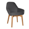 Cypress Guest Chair — Cypress Lounge Chair: 4 leg timber