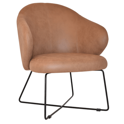 Hugo Lounge Chair: Sled