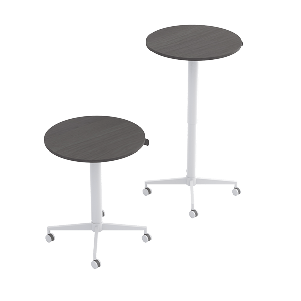 Pillar Round Height-adjustable Table — Dynamic Table