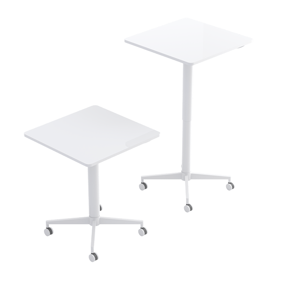 Pillar Square Height-adjustable Table — Dynamic Table