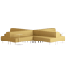 Origami Suru Lounge — Origami Suru Modular Lounge: Wattle