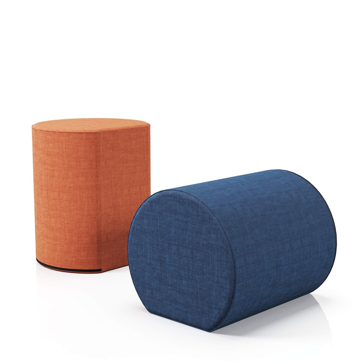 Barrel Ottoman — Active Soft Seating