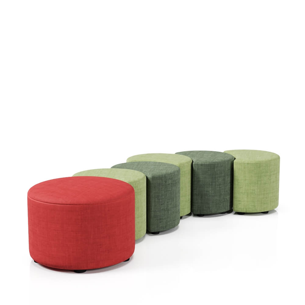 Dandelion Ottoman Set — 6-Piece Ottoman Set