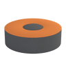 Donut — Donut Ottoman: Ochre