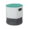 Hexa Bobble Tilt Stool — Hexa Bobble: Green
