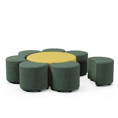 Sunflower Ottoman