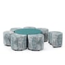 Sunflower Ottoman Set — Sunflower Ottoman