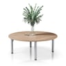 Podz Coffee Table — Podz Occasional Table: Silver Frame