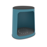 Rebel Storage Stool — Rebel Mobile Stool: Ultramarine
