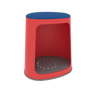 Rebel Storage Stool — Rebel Mobile Stool: Red