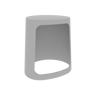 Rebel Stacking Stool — Rebel Stacking Stool: Grey