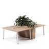 Shinto S2 Bloom 4-Person Workstation — Shinto S2 Bloom 4-Person Workstation