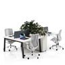 Shinto S2 Bloom 4-Person Workstation — Shinto S2 Bloom 4-Person Workstation