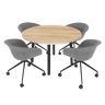 Shinto S3 Round Table — Shinto Round: Natural Oak
