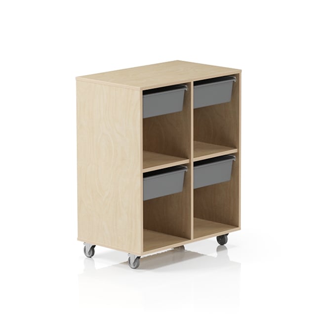 Storewell 8 School Bag Trolley with Storage Tubs by VE Furniture