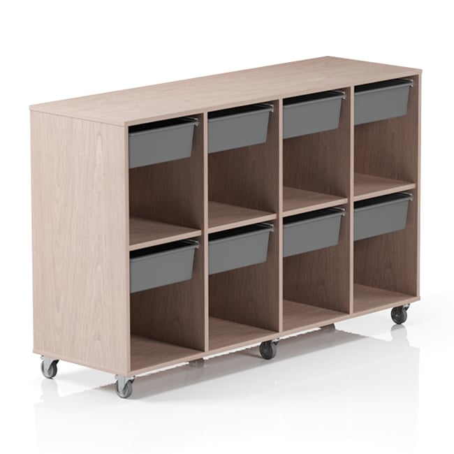 Storewell 8 School Bag Trolley with Storage Tubs by VE Furniture