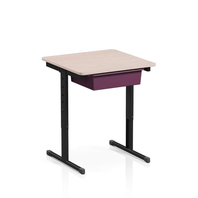 Studiwell Single Table with Tote Box