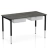Studiwell Deluxe Double Table — STU005-GRY